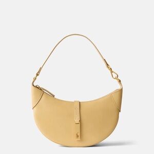 Ralph Lauren Tan Leather Shoulder Bag (read description)